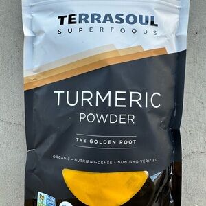 Organic Turmeric Powder by Terrasoul Superfoods
